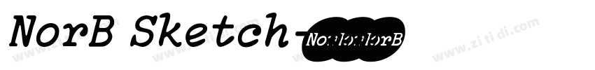 NorB Sketch字体转换 NorB Sketch字体转换